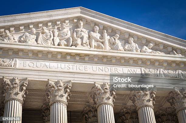 United States Supreme Court Stock Photo - Download Image Now - Architectural Column, Architecture, Building Entrance