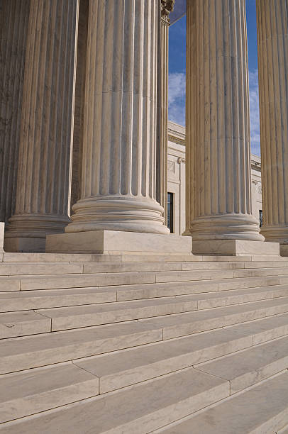 istock Pillars Columns of Law and Order 529207559
