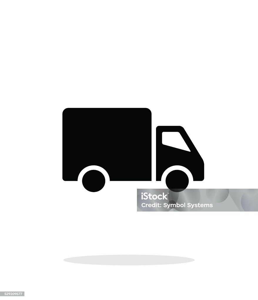 Delivery Truck icon on white background. Delivery Truck icon on white background. Vector illustration. Business Finance and Industry stock vector