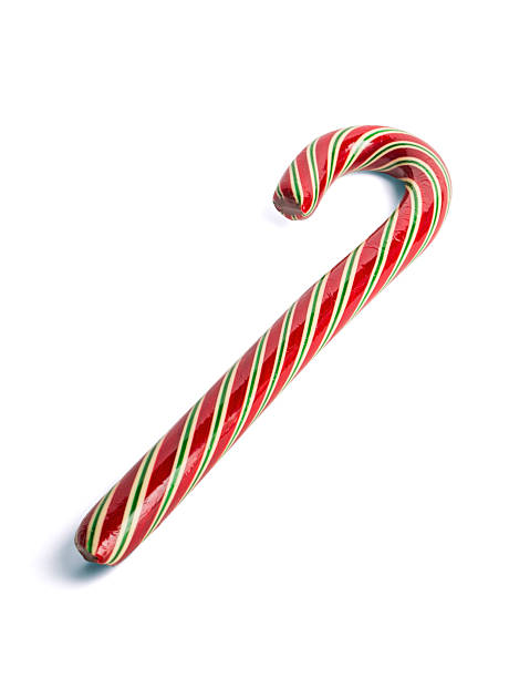 istock Colorful Candy Cane Isolated on White 529209841