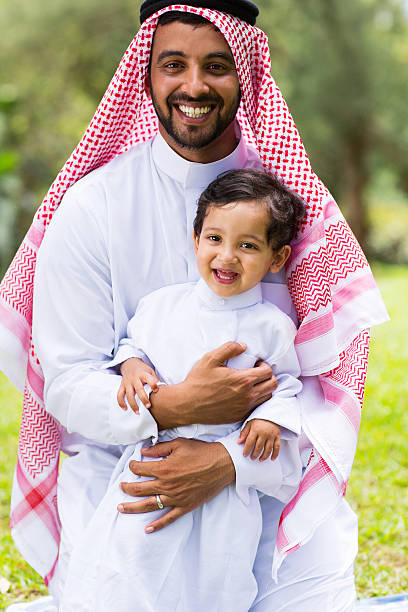 istock arabian father and son outdoors 529211045