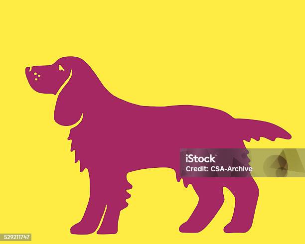 Ilustración de Silueta De Perro y más Vectores Libres de Derechos de Perfil - Vista de costado - Perfil - Vista de costado, Perro, Animal