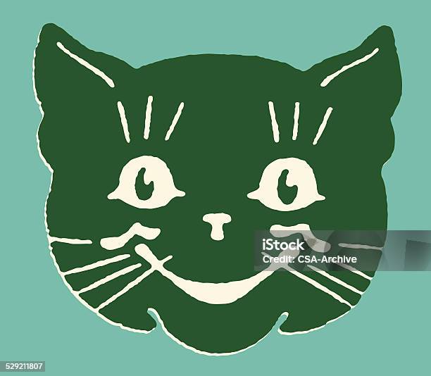 Ilustración de Sonriendo Cat y más Vectores Libres de Derechos de Alegre - Alegre, Alegría, Animal