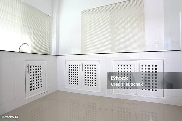 White Kitchen Room Stock Photo - Download Image Now - Apartment, Appliance, Bright