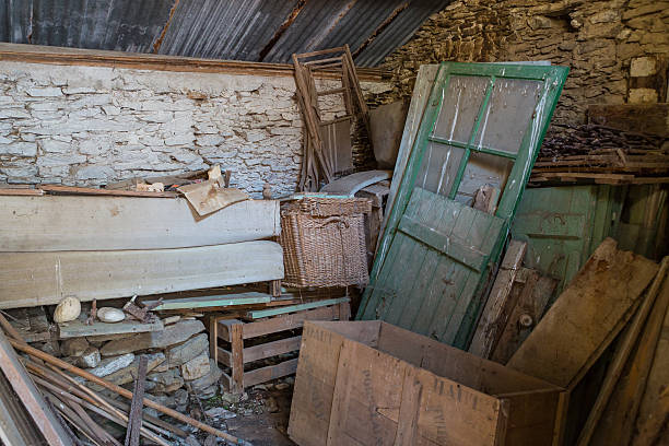 istock garage of an abandoned house 529220075