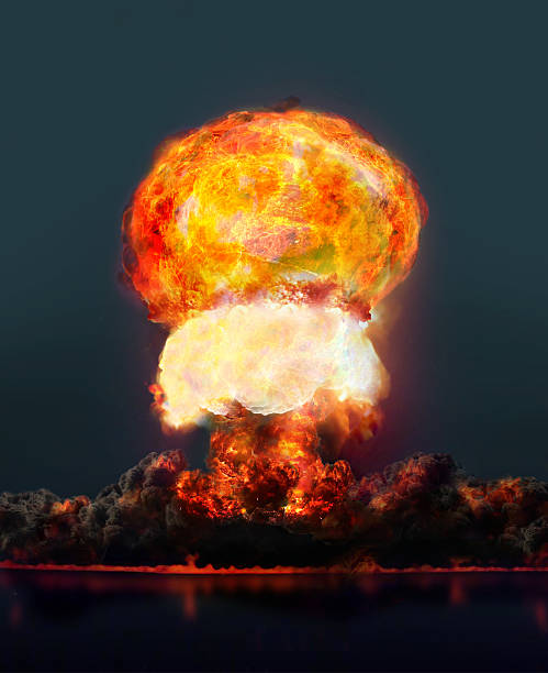 esplosione nucleare - bomba allidrogeno foto e immagini stock
