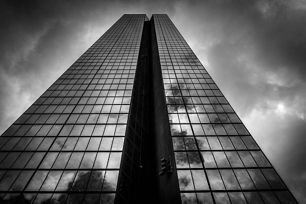 istock Storm clouds over the John Hancock Building, in Boston, Massachu 529221571