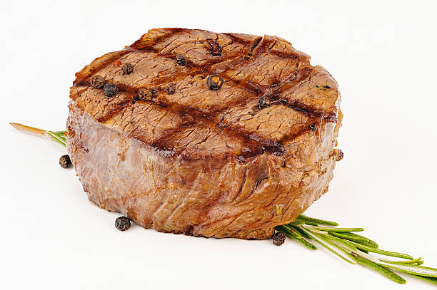 istock Juicy grilled beefsteak with herb 529221871