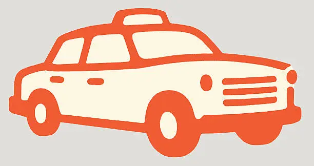 Vector illustration of Taxicab