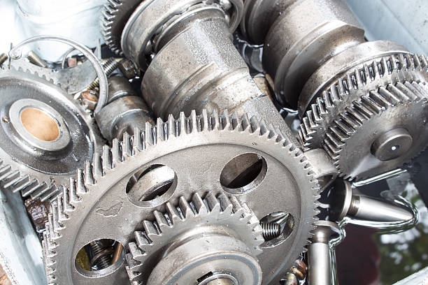istock gearwheel of the old engine 529222907
