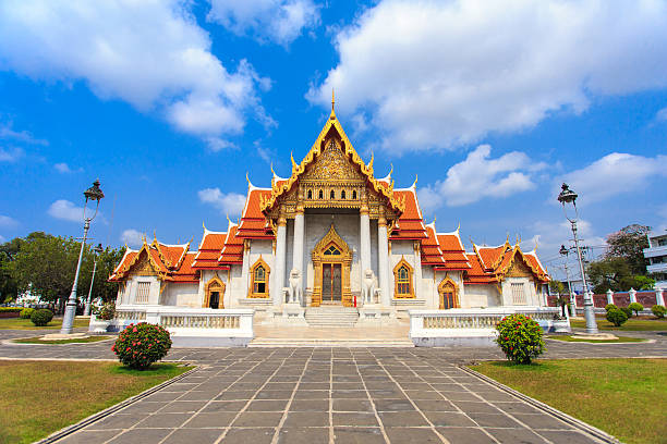 istock Temple in Bangkok, Beautiful Thai Temple Wat Benjamaborphit in T 529223377