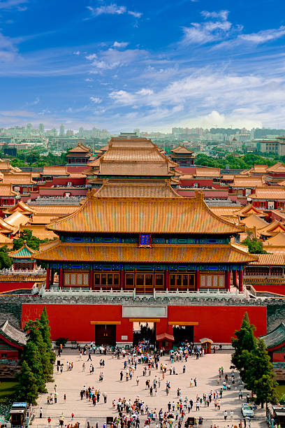 The Forbidden City,Beijing,China The Forbidden City,Beijing,China tiananmen square stock pictures, royalty-free photos & images