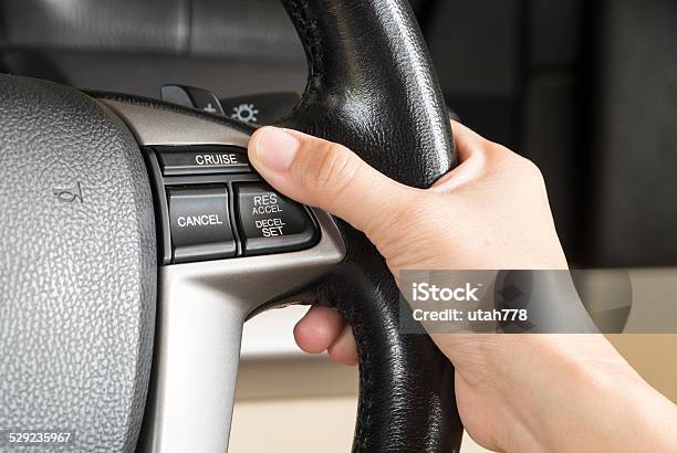 Control Cruise Button Stock Photo - Download Image Now - Control, Cruise - Vacation, Car