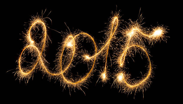 istock Happy New Year - 2015 with sparklers 529237291