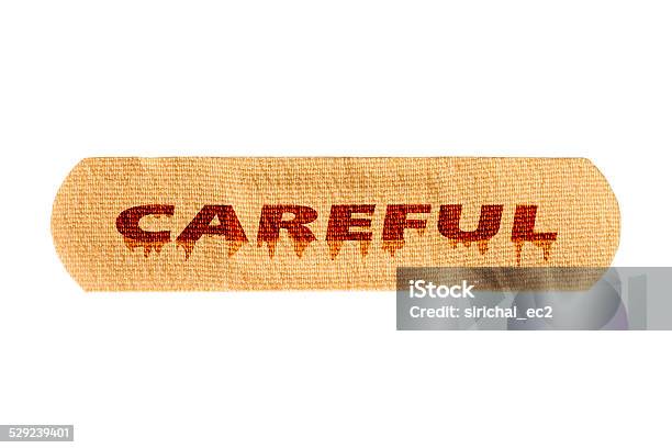 Fabric Plaster Is Isolated On White Background Stock Photo - Download Image Now - Adhesive Bandage, Bandage, Care