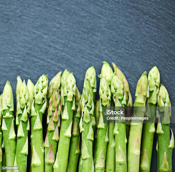 Healthy Green Spears Stock Photo - Download Image Now - Antioxidant, Arrangement, Asparagus