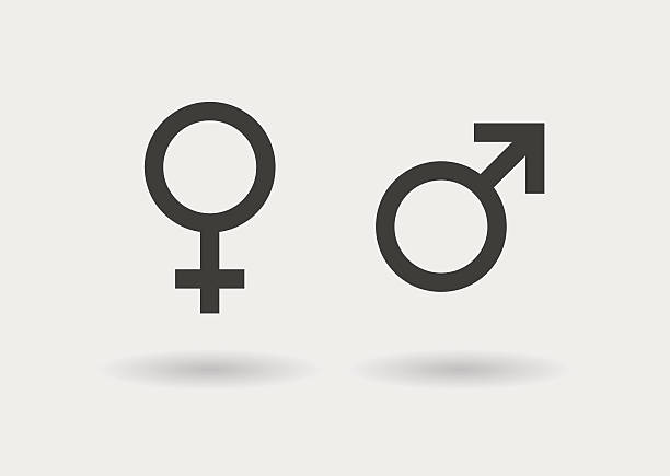 sexual simbols icon set - sembol stock illustrations