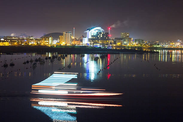 Cardiff Bay in Wales, UK