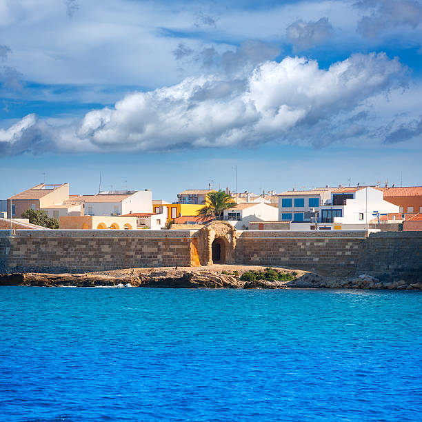 ilha tabarca em alicante comunidade valencianaspain.kgm - island of tabarca imagens e fotografias de stock