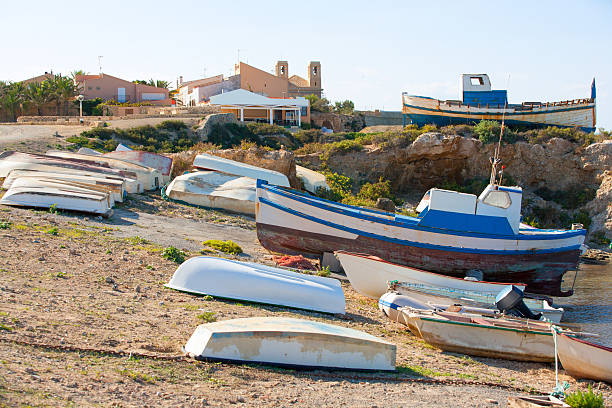 tabarca 아일랜드 알리칸테발 valencian 지역사회일원 - island of tabarca 뉴스 사진 이미지