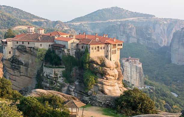 istock Monasteries build on top of sandstone ridge 529251503