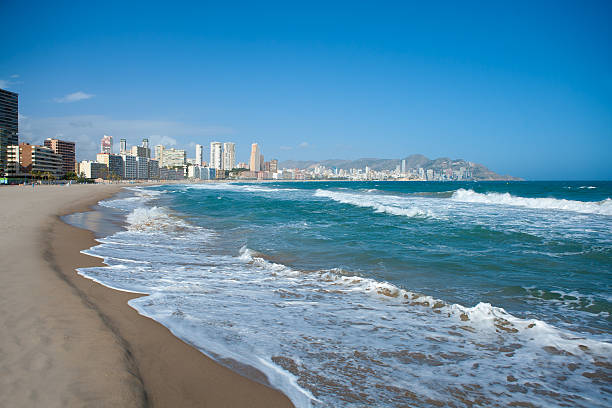istock Benidorm Alicante beach buildings and Mediterranean 529253183