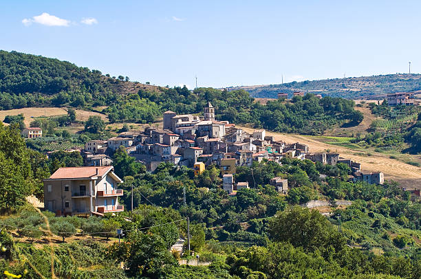 istock Panoramic view of Cancellara. Basilicata. Italy. 529253717