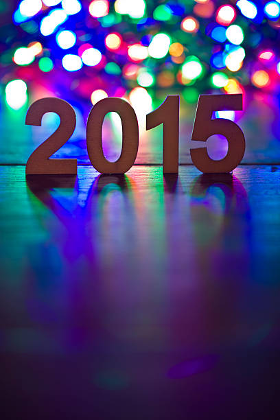 istock 2015 New year text on plank wood XXXL 529254231