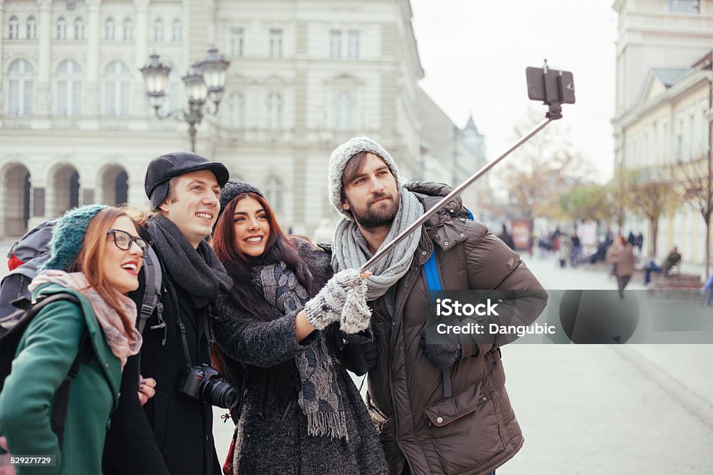 Gruppe von Touristen Schülern - Lizenzfrei Besuchen Stock-Foto