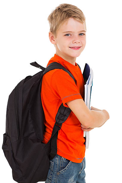 istock little schoolboy with schoolbag 529271843