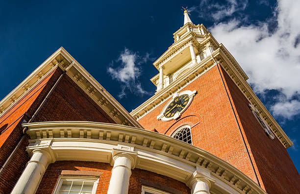istock Looking up at a church in Boston, Massachusetts. 529272465