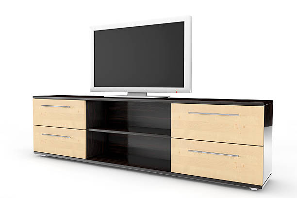 istock Smart Tv over dresser 529273557