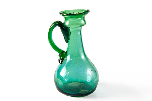 istock Green glass carafe 529275741