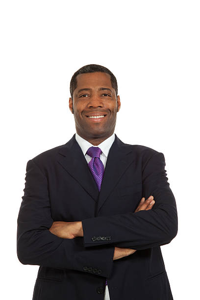 istock Portrait african man on white background 529276383