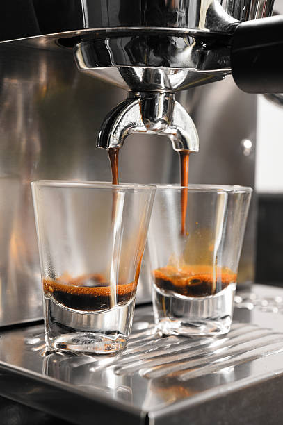 istock coffee machine preparing cup of coffee 529276909
