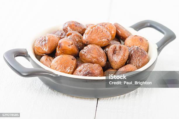 Chestnuts Stock Photo - Download Image Now - Black Color, Chestnut Tree, Cooked