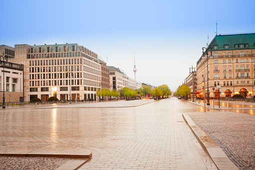 Pariser Platz, Unter den Linden street in Berlin