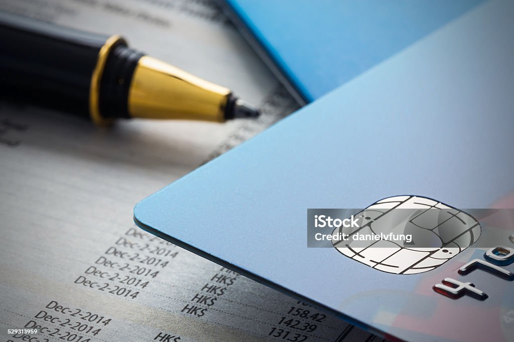 Smart credit cards Backgrounds Stock Photo