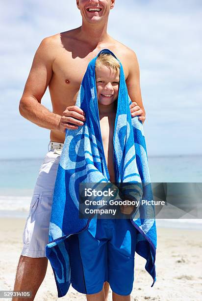 Lets Dry Off Stock Photo - Download Image Now - Adult, Affectionate, Beach