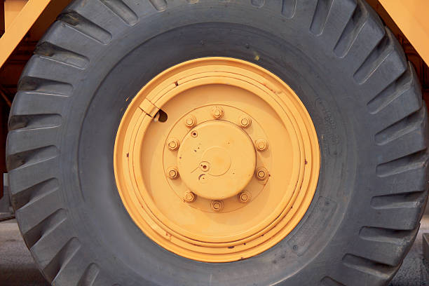 The big yellow wheel of new heavy technics