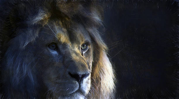 istock The figure of a lion. 529314777
