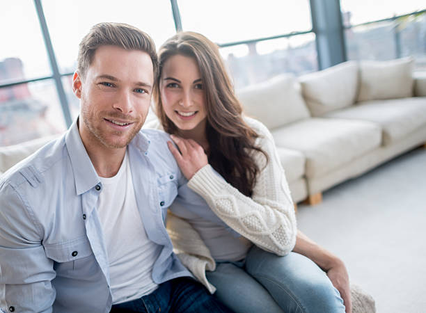 istock Loving couple at home 529315723