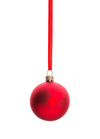 Christmas ball Isolated on white background