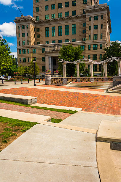 istock Pack Square Park and the Buncombe County Courthouse in Asheville 529327269