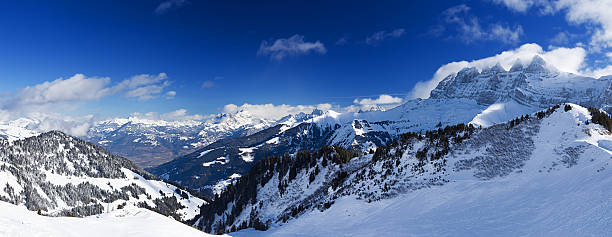 istock Panorama of the Chablais Alps 529327437