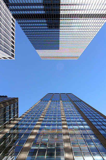 istock Modern office buildings and skyscraper background 529327915