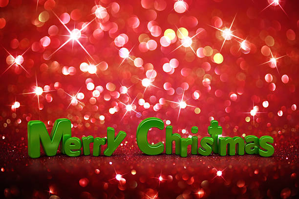 istock Christmas glitter background - Merry Christmas 529328223