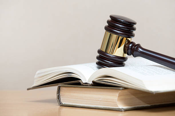 istock wooden gavel and books 529353713