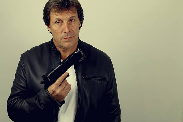 istock Mafia man of about fifty years 529355171