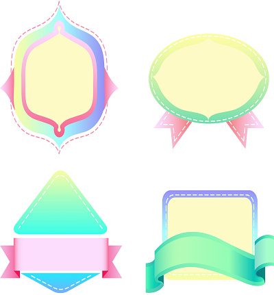 Empty Label Gui Design Empty Label Templates Stock Illustration - Download Image Now ...